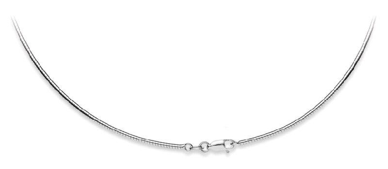 Image of Collier Omega Glied Silber 925, 1.7mm, 45cm Unisex Silber 45cm
