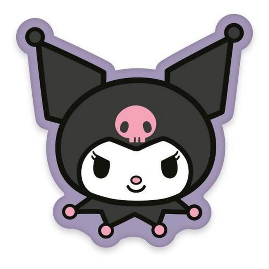 HERDING  Sanrio Hello Kitty Cuscino: Kuromi Face 36cm 