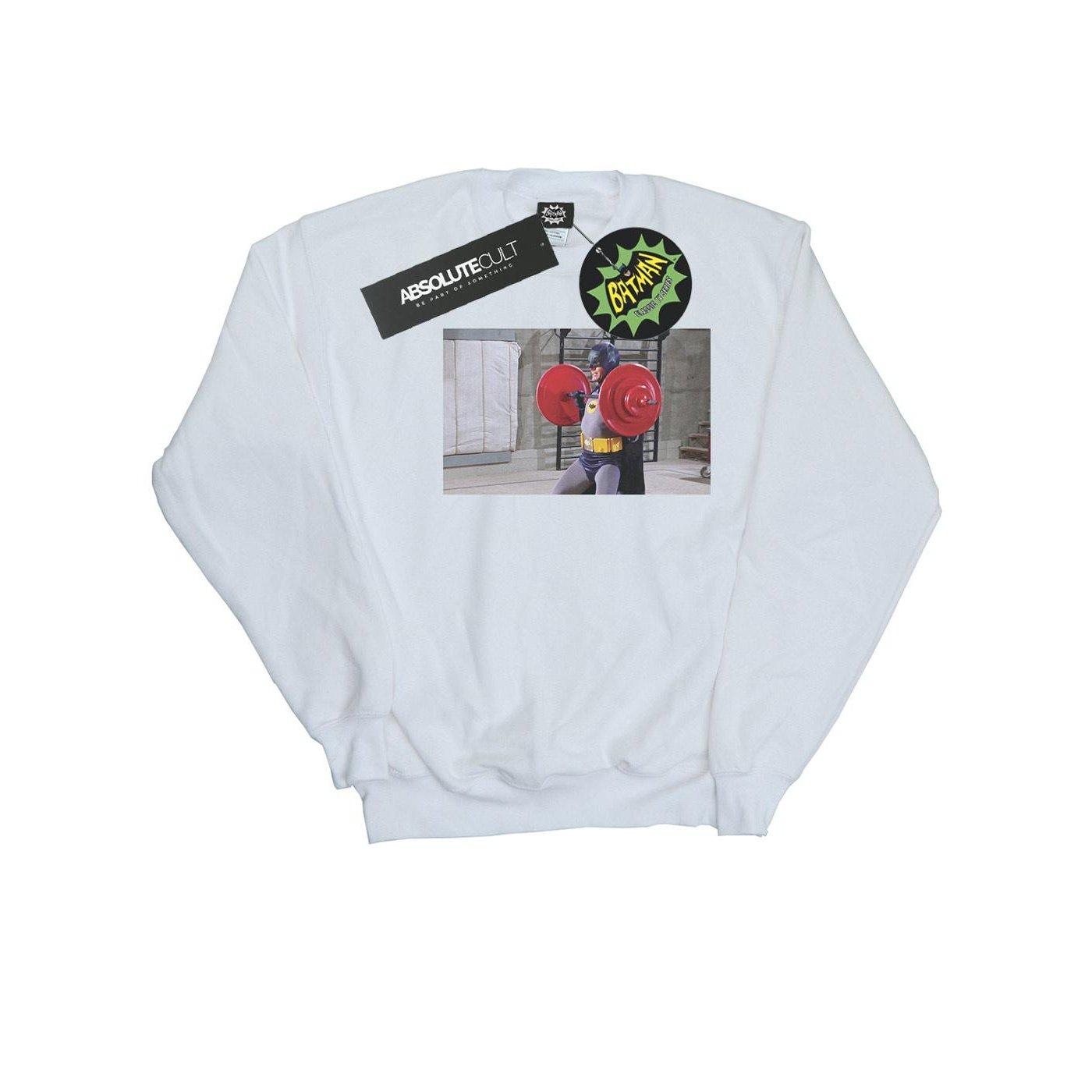 Image of Batman Tv Series Bat Gains Sweatshirt Damen Weiss S