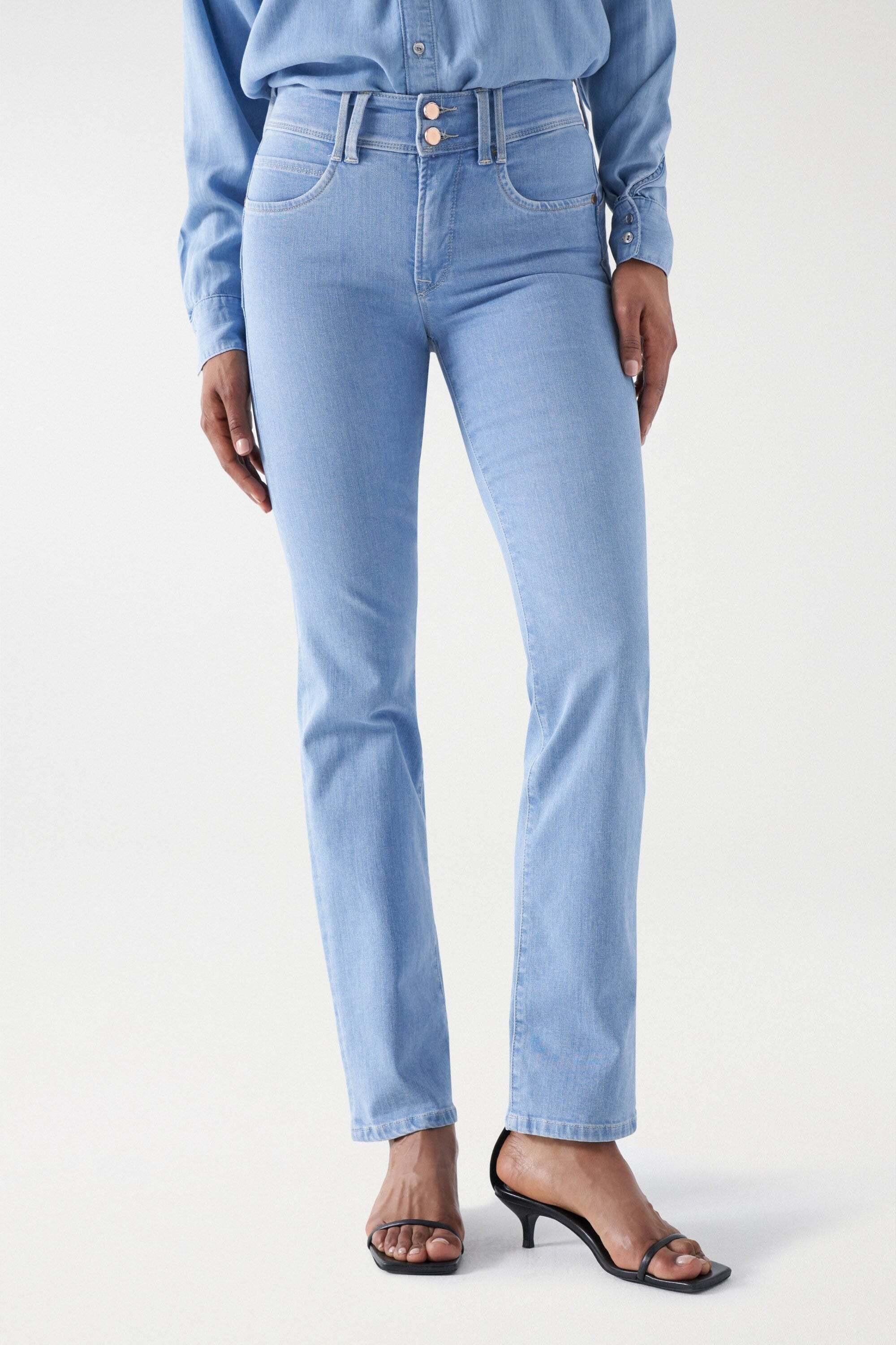 Image of Jeans Secret Straight Damen Hellblau W29