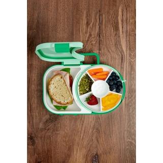 GöBe GöBe Lunchbox für Kinder mit Snackschleuder, Sage Mint  