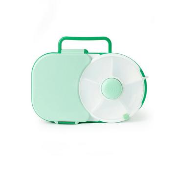 GöBe Lunchbox für Kinder mit Snackschleuder, Sage Mint