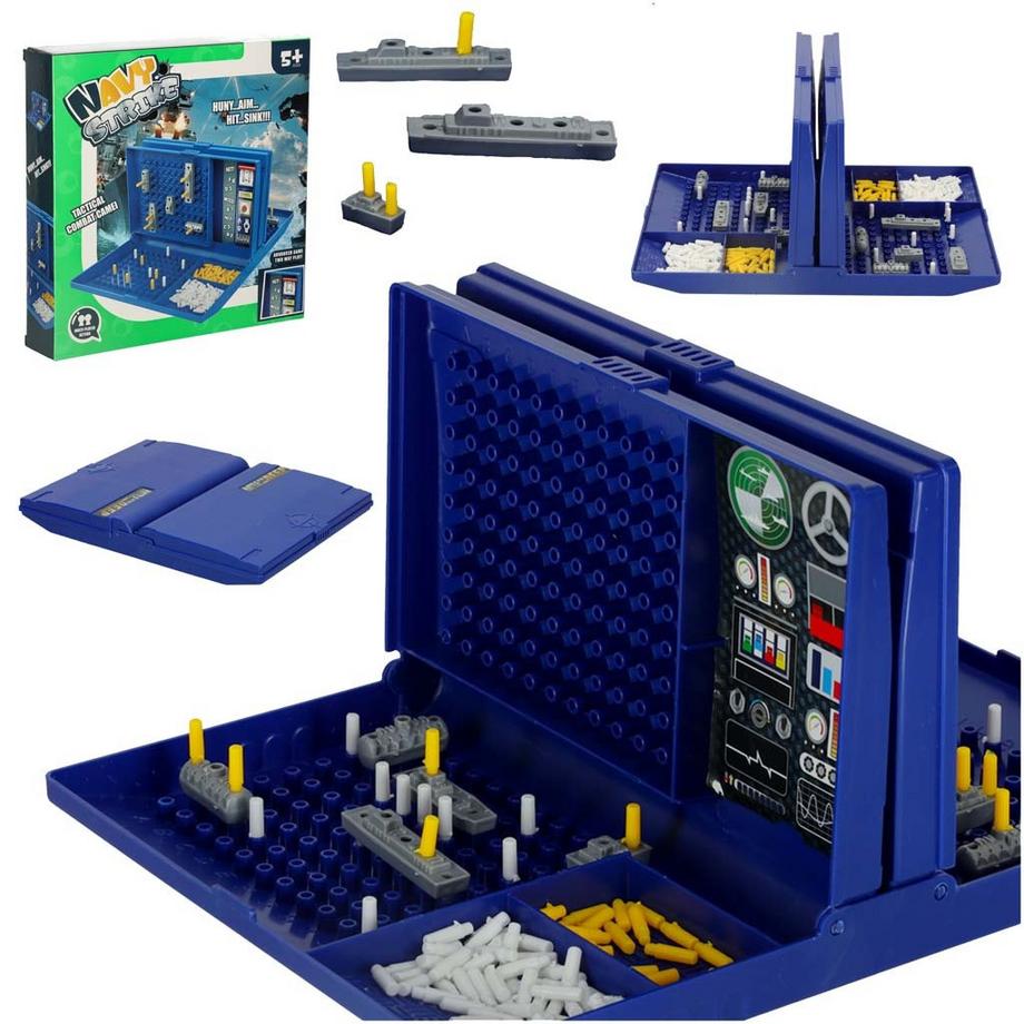 Navires navires jeu de stratégie de bataille navale dans une valise
