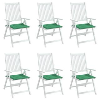 VidaXL Coussins de chaise de jardin 6 pcs tissu tissu  