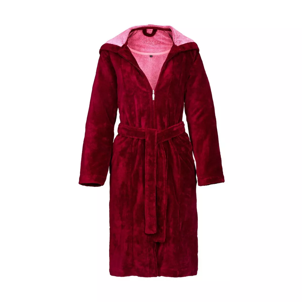 Vossen Peignoir Palermo S Bourgogne polyester S