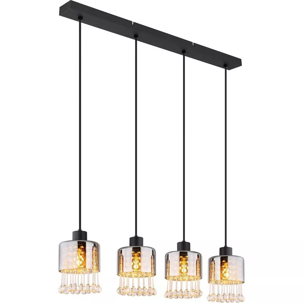mutoni light – Hängeleuchte Hendry Metall matt 4xE27, One Size