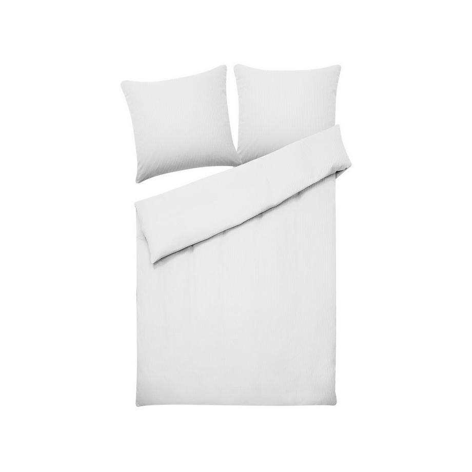 Beliani AVONDALE Klassisches Baumwollsatin Bettwäsche-Set  