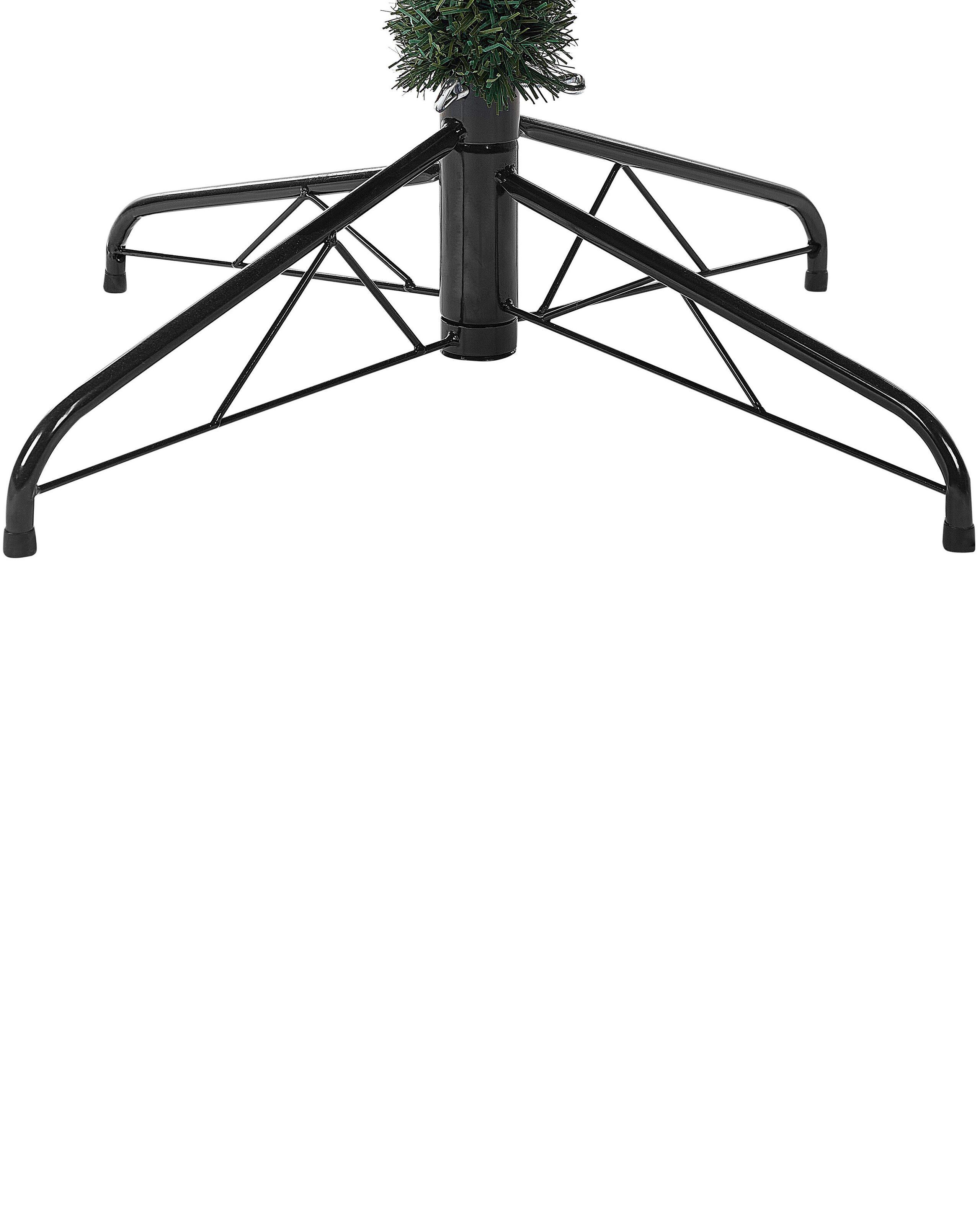 Beliani Künstlicher Weihnachtsbaum aus PVC Klassisch HUXLEY  