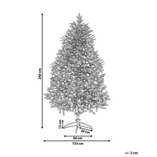 Beliani Sapin de Noël en PVC Traditionnel HUXLEY  