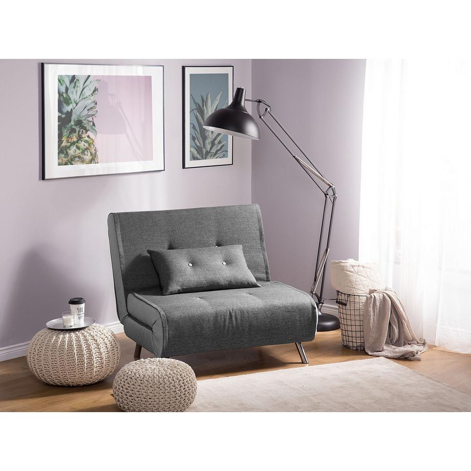 Beliani Schlafsofa aus Stoff  FARRIS  