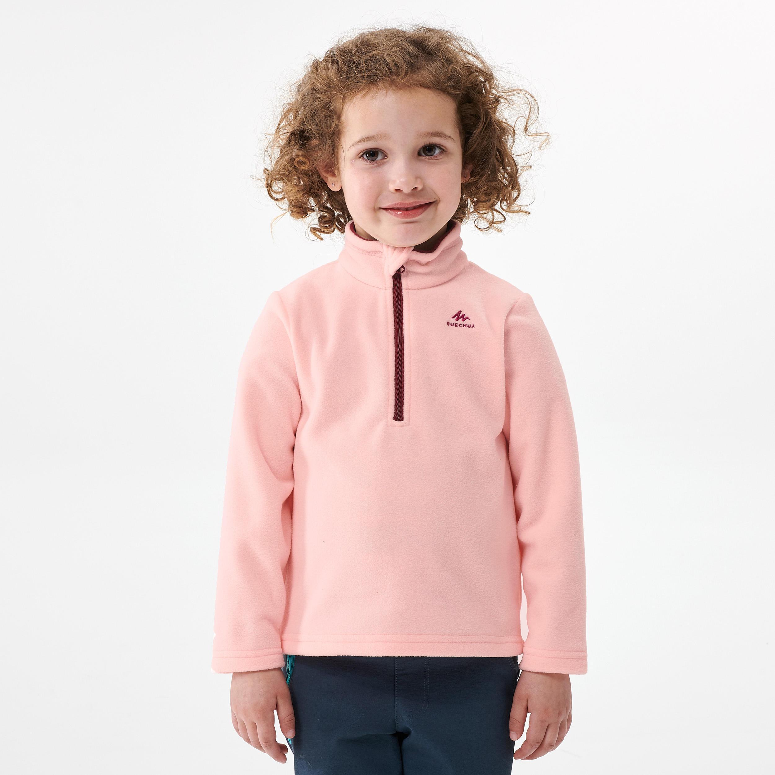 Veste polaire de randonnée - MH150 bleu marine - enfant 2-6 ans