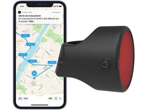 Invoxia  Beacon Connected Invoxia Bike Tracker Schwarz und Rot 