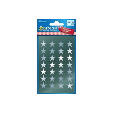 Z-DESIGN Sticker Sterne 52811 silber