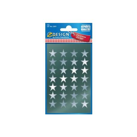 Z-DESIGN Z-DESIGN Sticker Sterne 52811 silber  