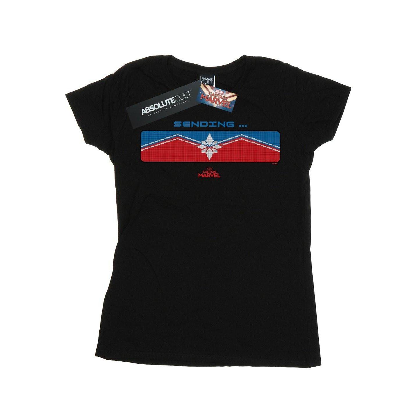 Image of Captain Sending Tshirt Damen Schwarz XL