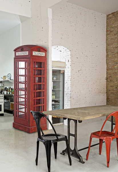 mutoni Scaffale in legno Red Cabin London Telephone 180  