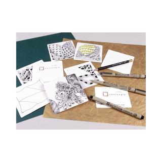 Sakura SAKURA Zentangle Tiles Z20TWGB 20 Stück weiss  