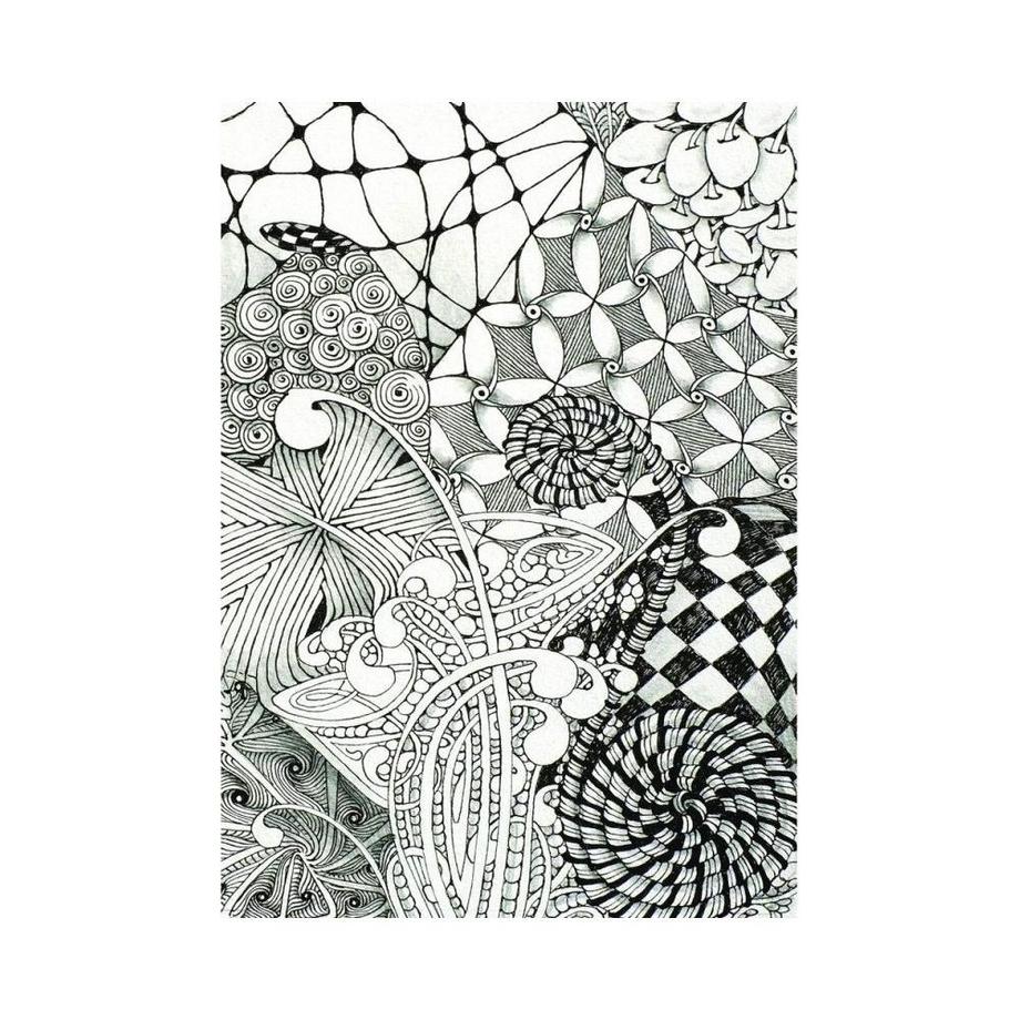 Sakura SAKURA Zentangle Tiles Z20TWGB 20 Stück weiss  