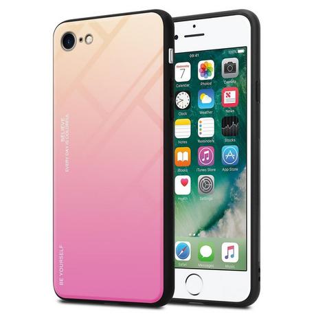 Cadorabo  Hülle für Apple iPhone 7 / 7S / 8 / SE 2020 Zweifarbig 