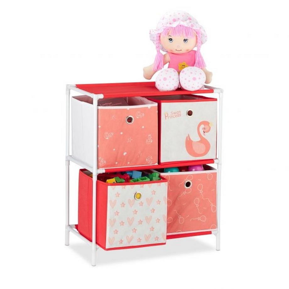 B2X Scaffale per bambini Swan con cassetti  