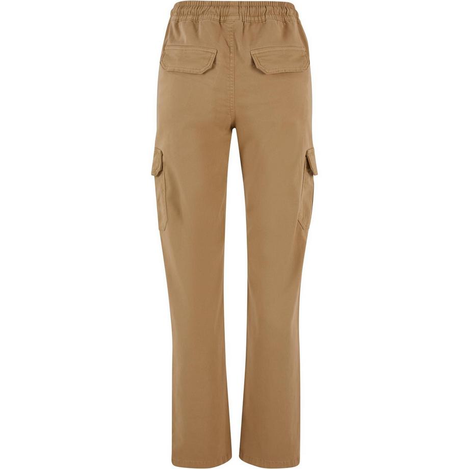 URBAN CLASSICS Pantaloni cargo in twill a vita alta  