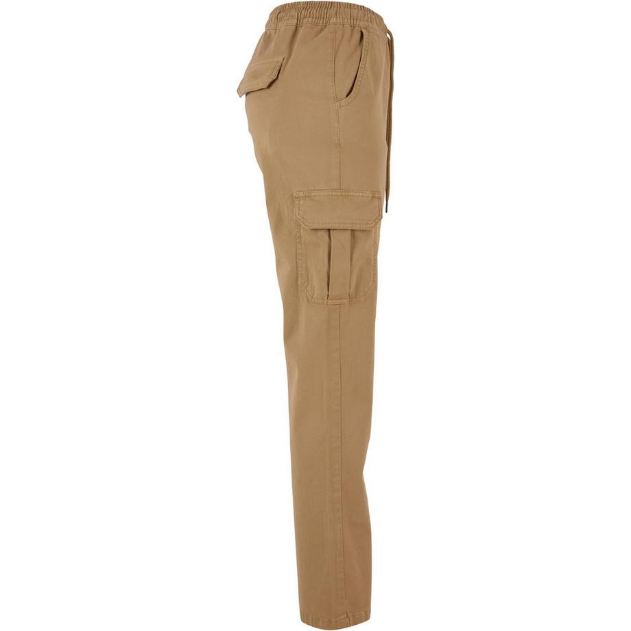URBAN CLASSICS Pantaloni cargo in twill a vita alta  