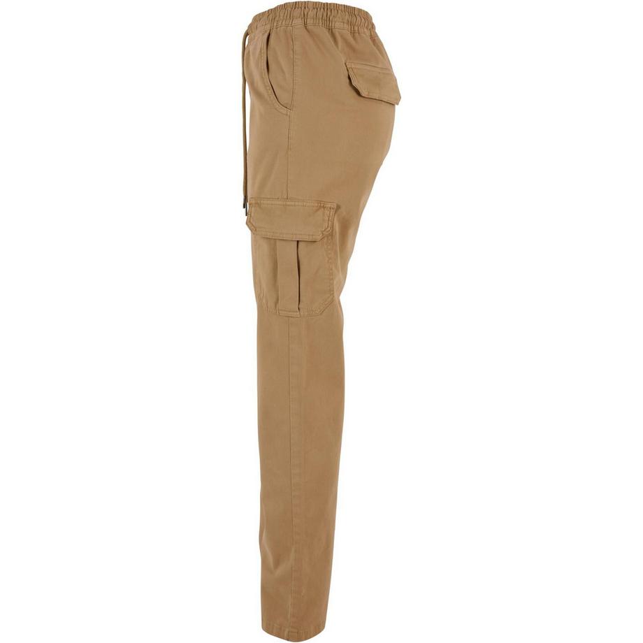 URBAN CLASSICS Pantaloni cargo in twill a vita alta  