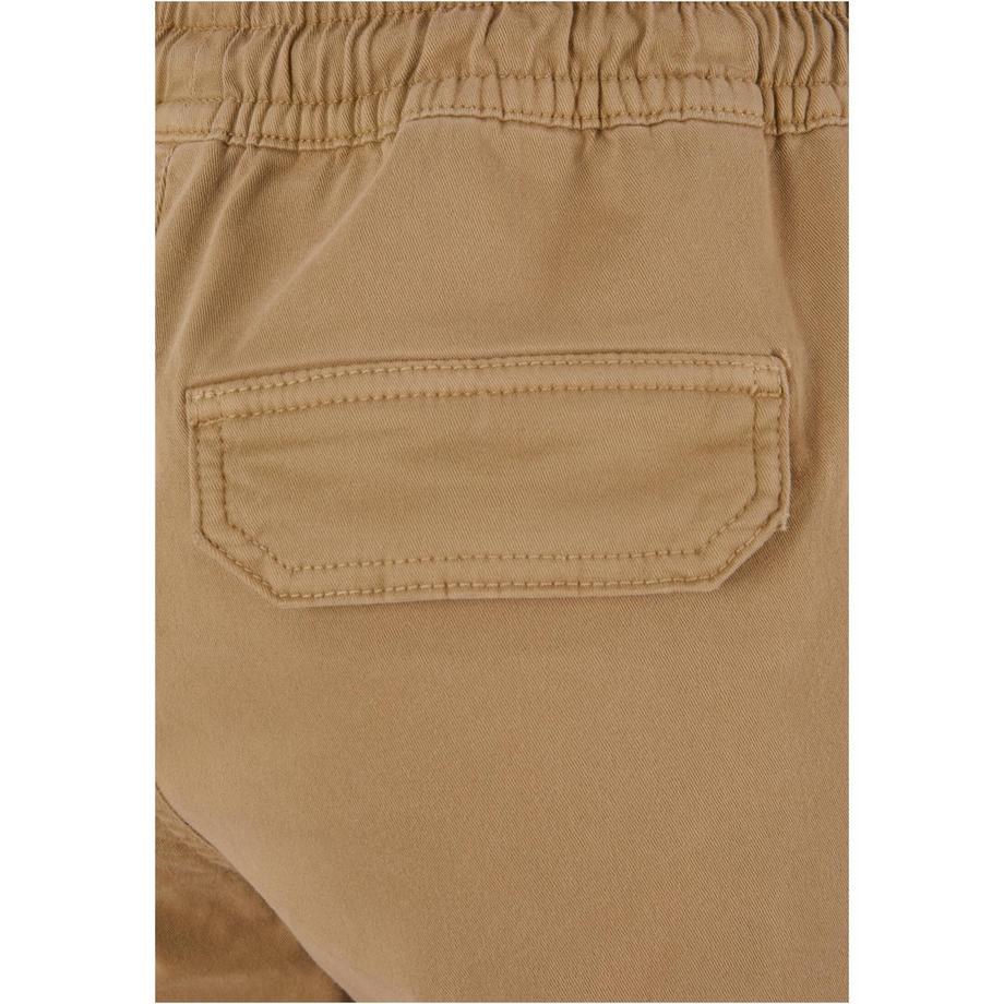 URBAN CLASSICS Pantaloni cargo in twill a vita alta  