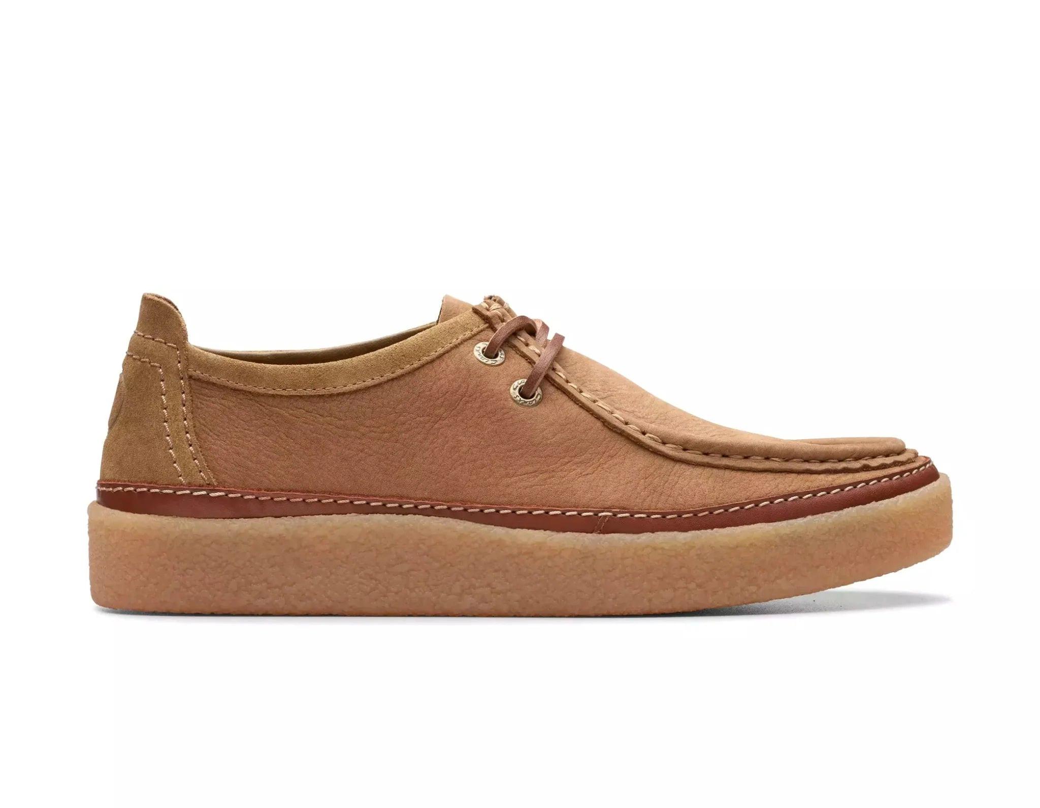 Image of Clarkwood Moc - Nubuk Schnürschuh Unisex Braun 39.5