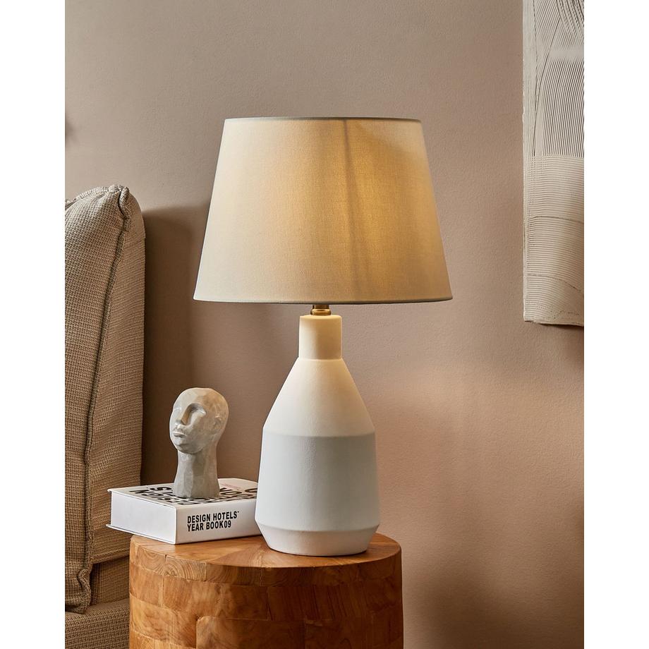 Beliani Lampe à poser en Céramique Traditionnel LAMBRE  