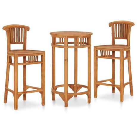 VidaXL Gartenbar-set teak  