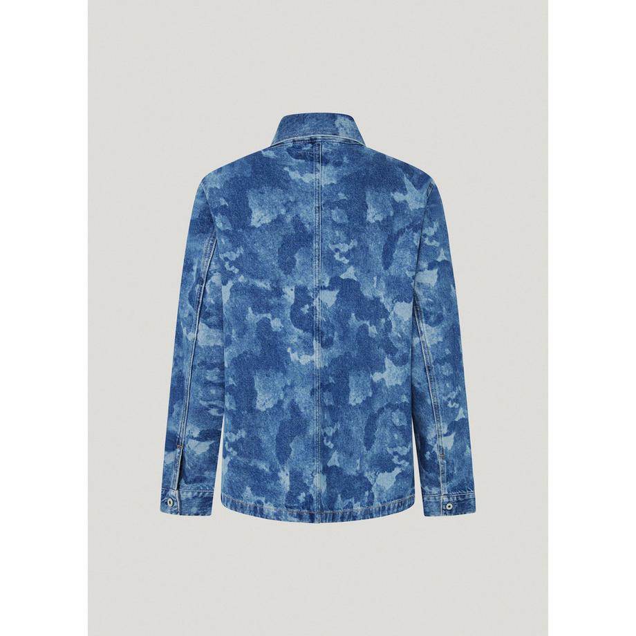 Pepe Jeans London Eaton Giacca in Jeans Camouflage  