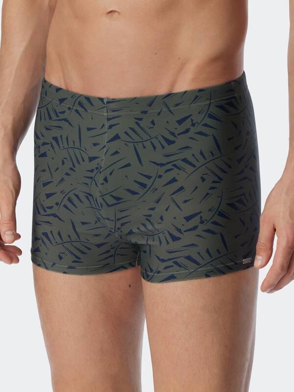 Schiesser Wave Aqua Pantaloncini da Bagno Retrò  