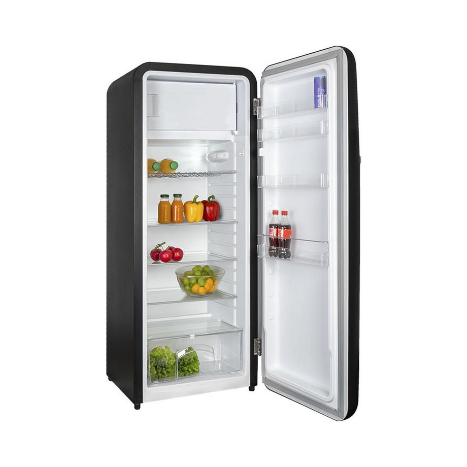 Kibernetik KSG260 Réfrigérateur rétro noir