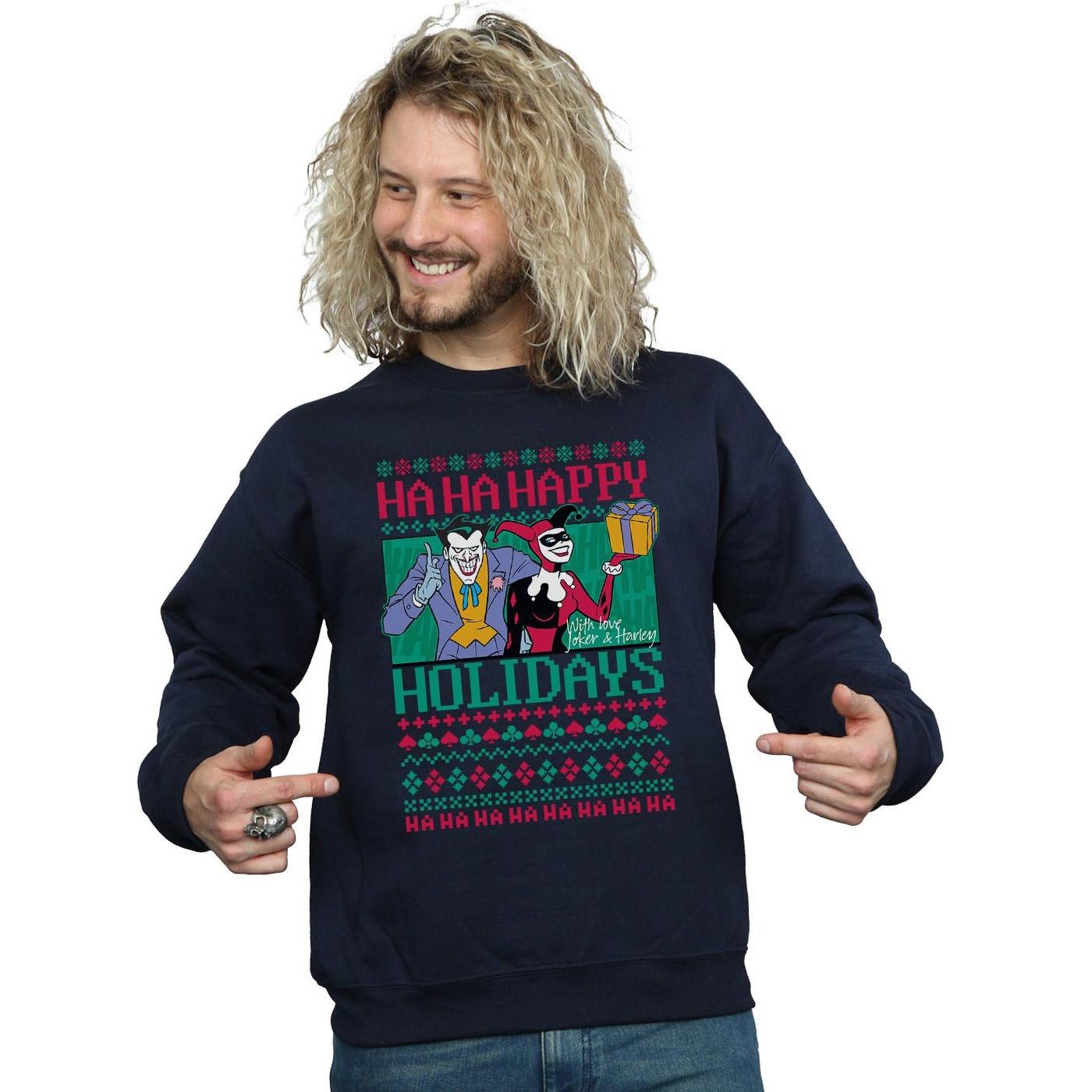 DC COMICS  Ha Ha Happy Holidays Sweatshirt 