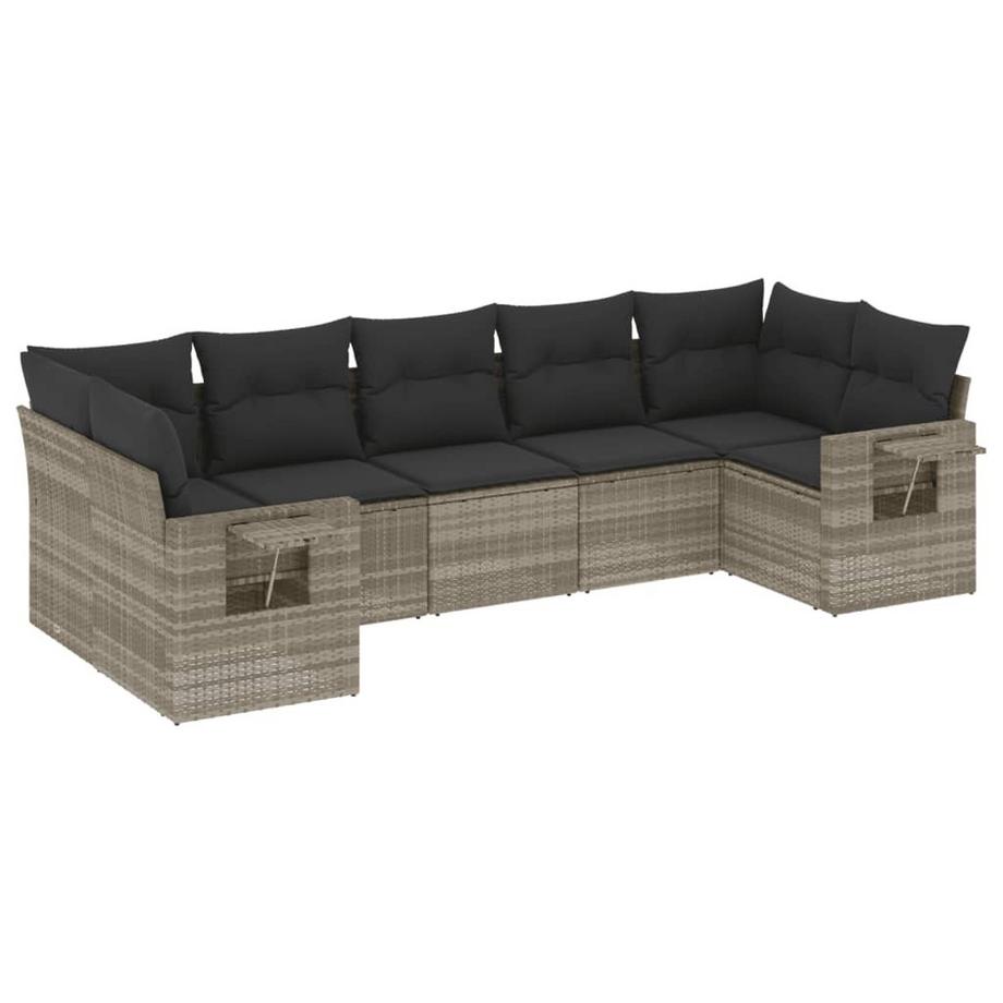 set divano da giardino Polirattan