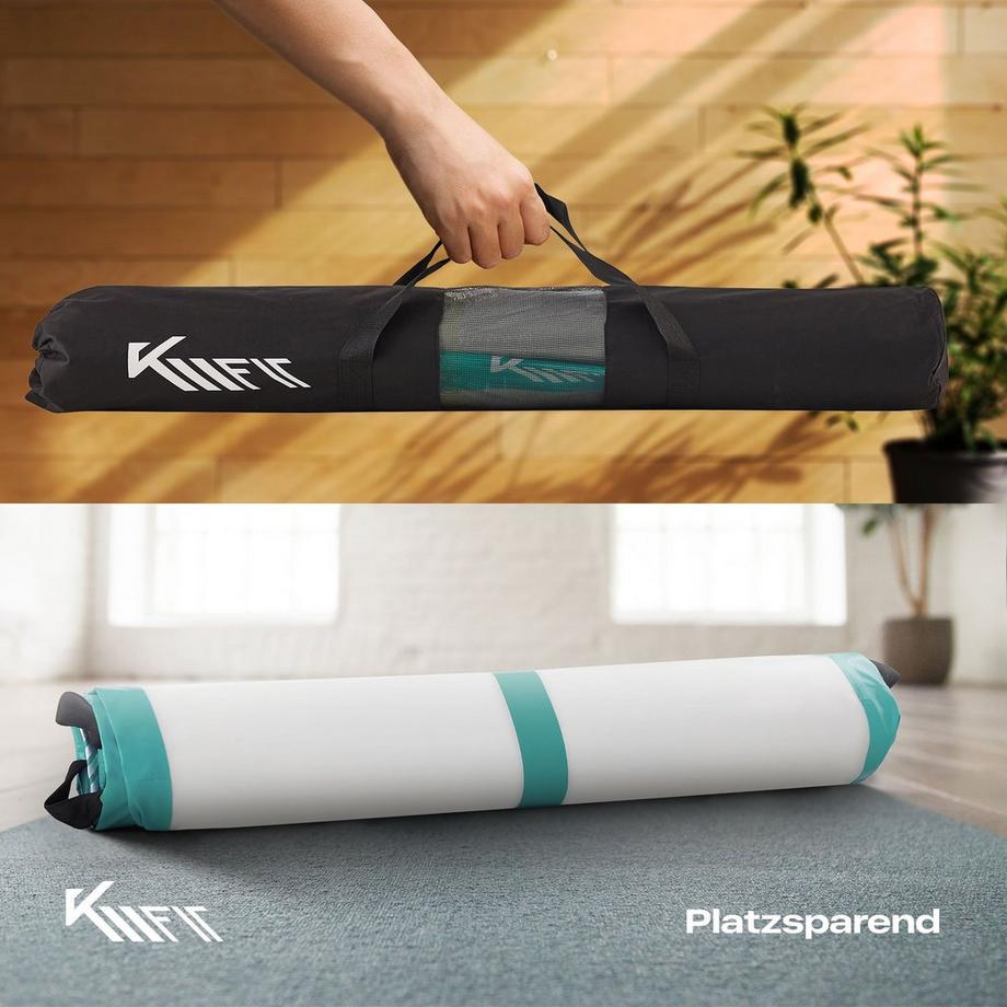 KM-Fit  Tappetino da ginnastica gonfiabile Airtrack Fitness Sport Gym Mat 5 m 
