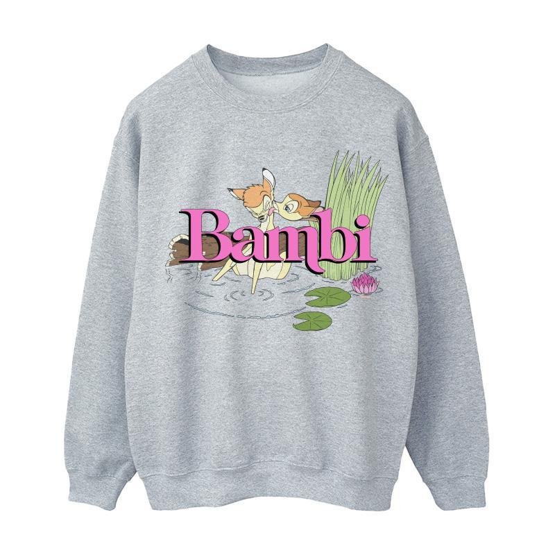 Image of Bambi Kiss Sweatshirt Damen Grau S