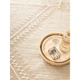 Benuta Tapis en coton Sydney Beige  