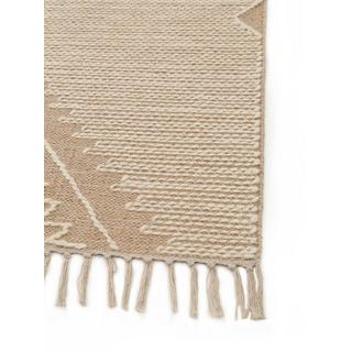 Benuta Tapis en coton Sydney Beige  