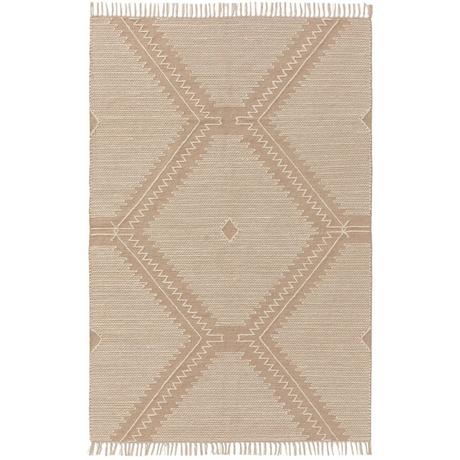 Benuta Tapis en coton Sydney Beige  