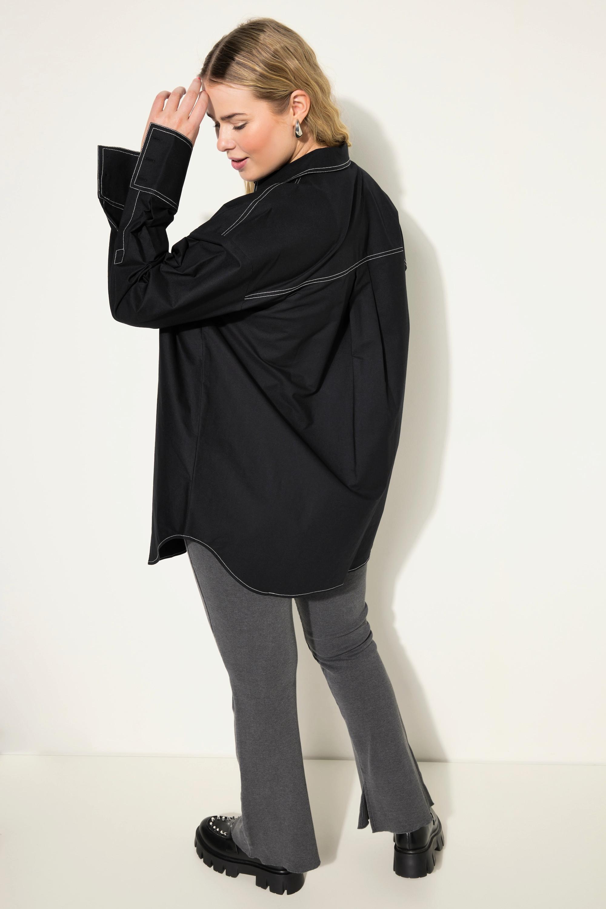 Studio Untold  Blouse oversized avec coutures fantaisie claires 