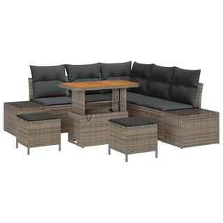 VidaXL Garten-sofa-set poly-rattan  