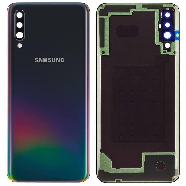 SAMSUNG  Copribatteria originale Galaxy A70 Nero 