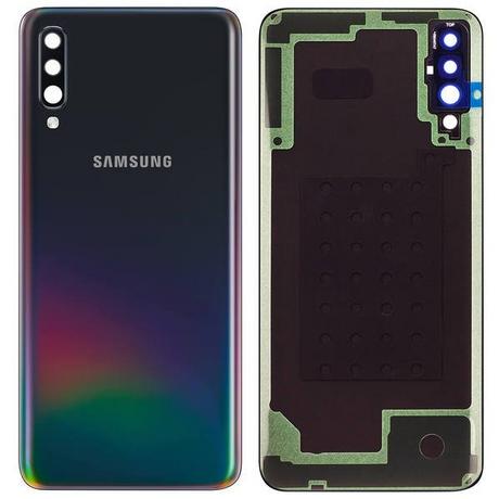 SAMSUNG  Copribatteria originale Galaxy A70 Nero 