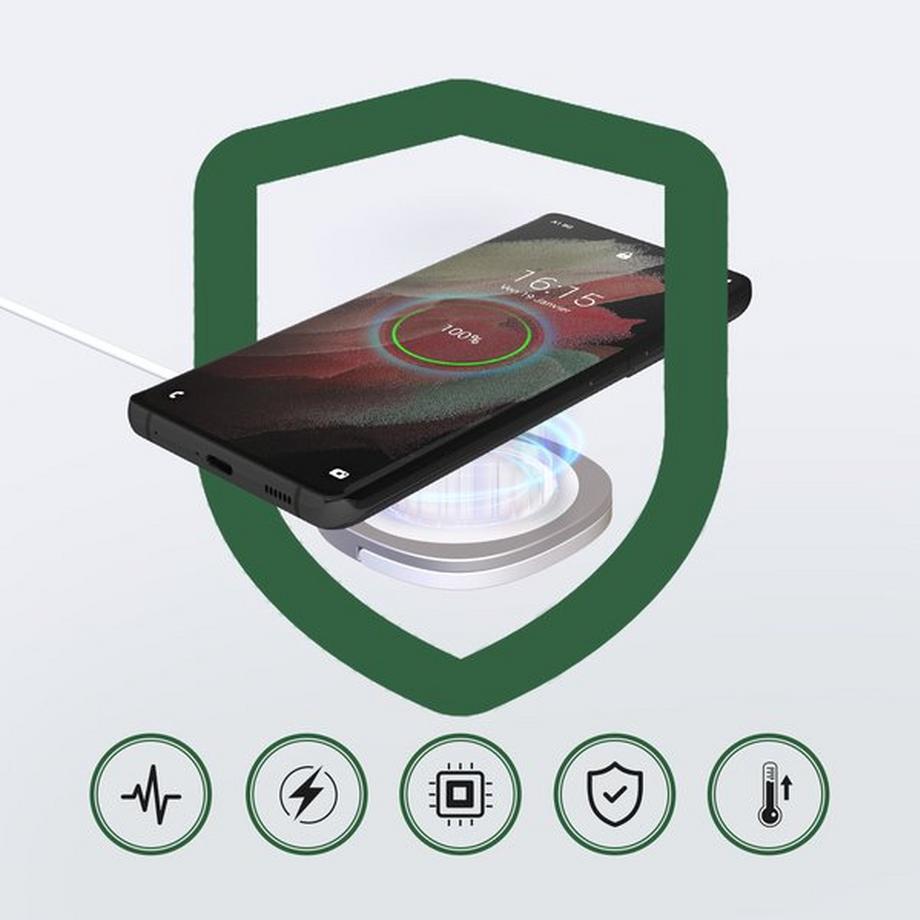 Akashi  Chargeur Magsafe 15W Akashi avec Support 