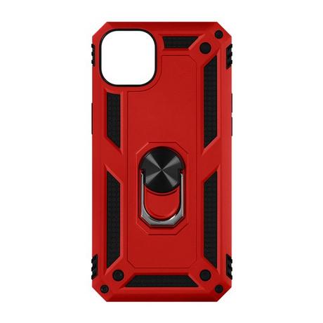 Avizar  Cover con Anello iPhone 14 Rossa 