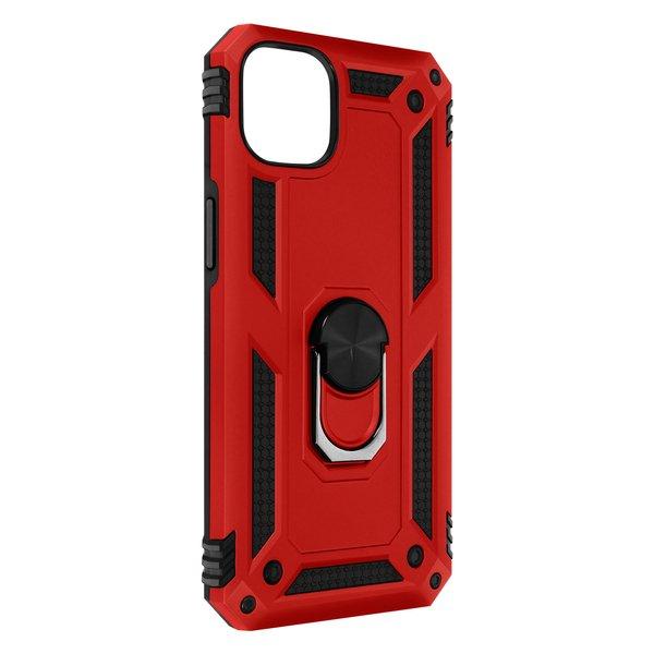 Avizar  Cover con Anello iPhone 14 Rossa 