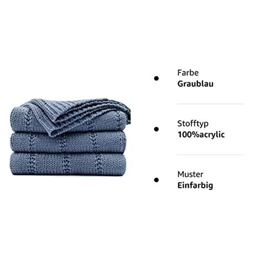 Alopini Coperta Lavorata a Maglia 127x152cm  