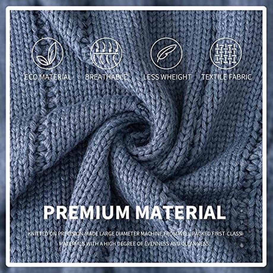 Alopini Coperta Lavorata a Maglia 127x152cm  